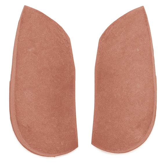 Boxum Ski Varus Heel Wedges – Firm Red Rubber Inserts for Pronation & Supination Correction (Medium)