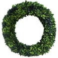 Boxwood Country Manor Round Wreath, 24Inch