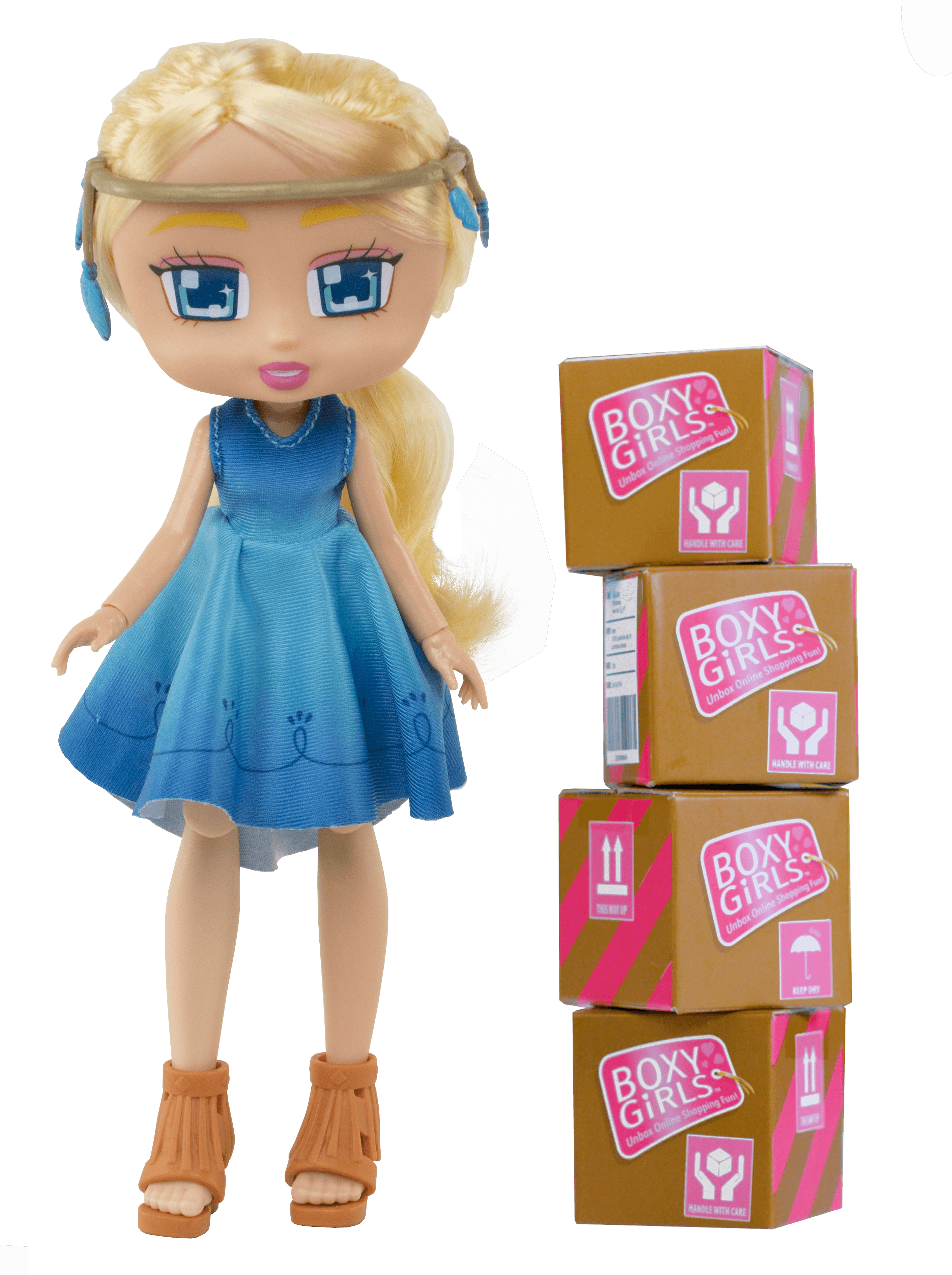 Boxy Girls Doll W Illa - image 1 of 5