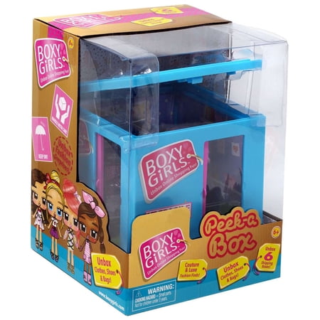 Boxy Girls Peek-A-Box Mini Doll (Blue)