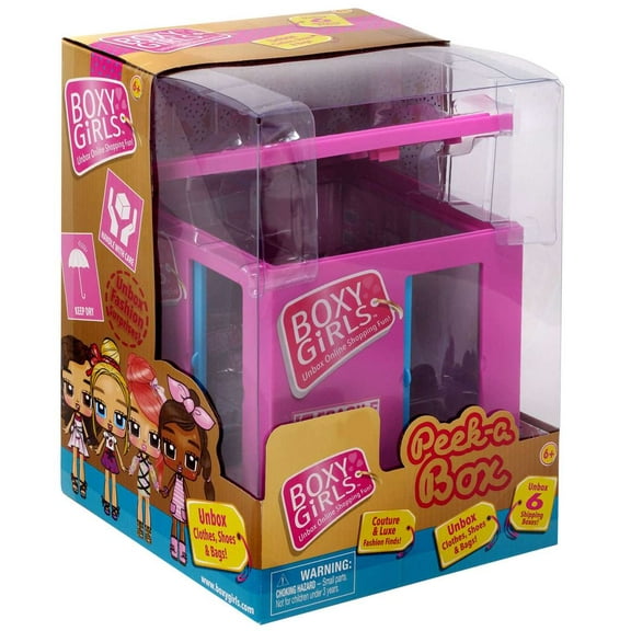 Boxy Girls Peek-A-Box Mini Doll (Pink)