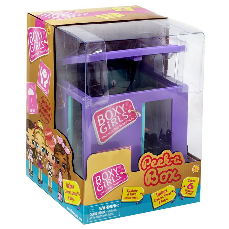 Boxy Girls Peek-A-Box Mini Doll [Purple]