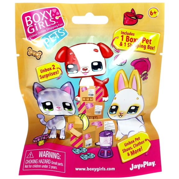Boxy Girls Pets Mystery Pack (1 Boxy Pet & 1 Shipping Box)