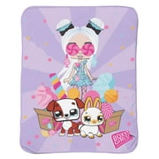 Boxy Girls Pink Microfiber Unbox Throw