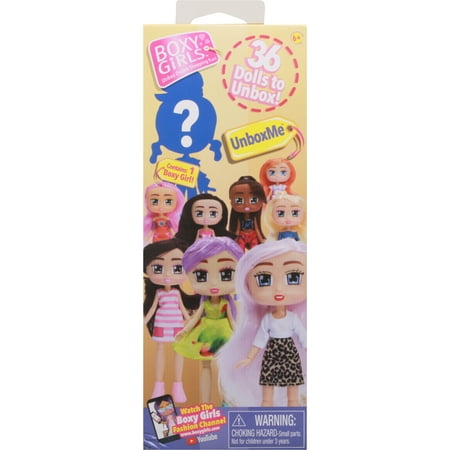 Boxy Girls UnboxMe Surprise Fashion Doll, 36 Styles, Includes 1 Doll