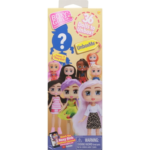 Boxy Girls UnboxMe Surprise Fashion Doll, 36 Styles, Includes 1 Doll
