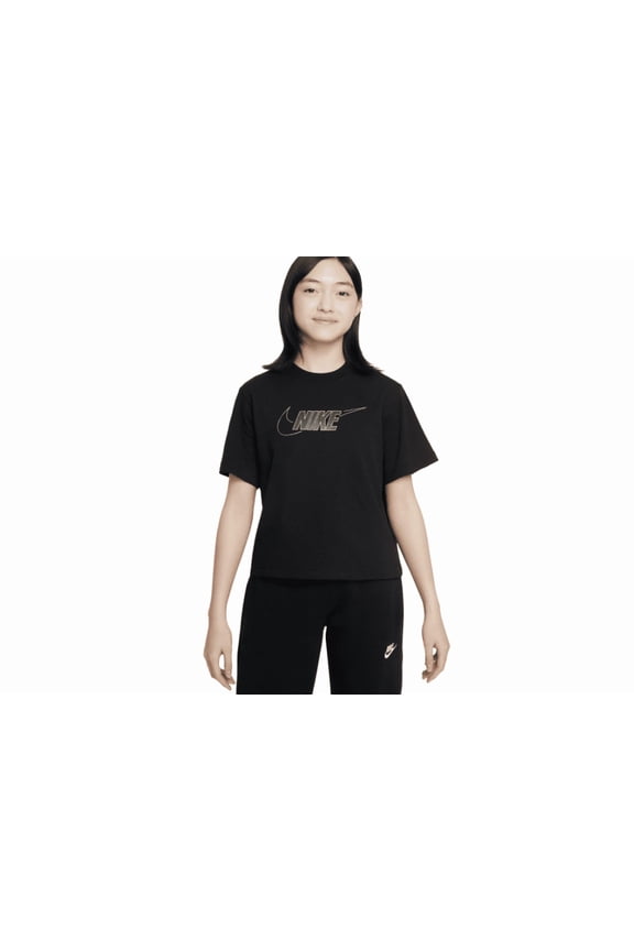 Boxy Metallic HBR Tee -Youth