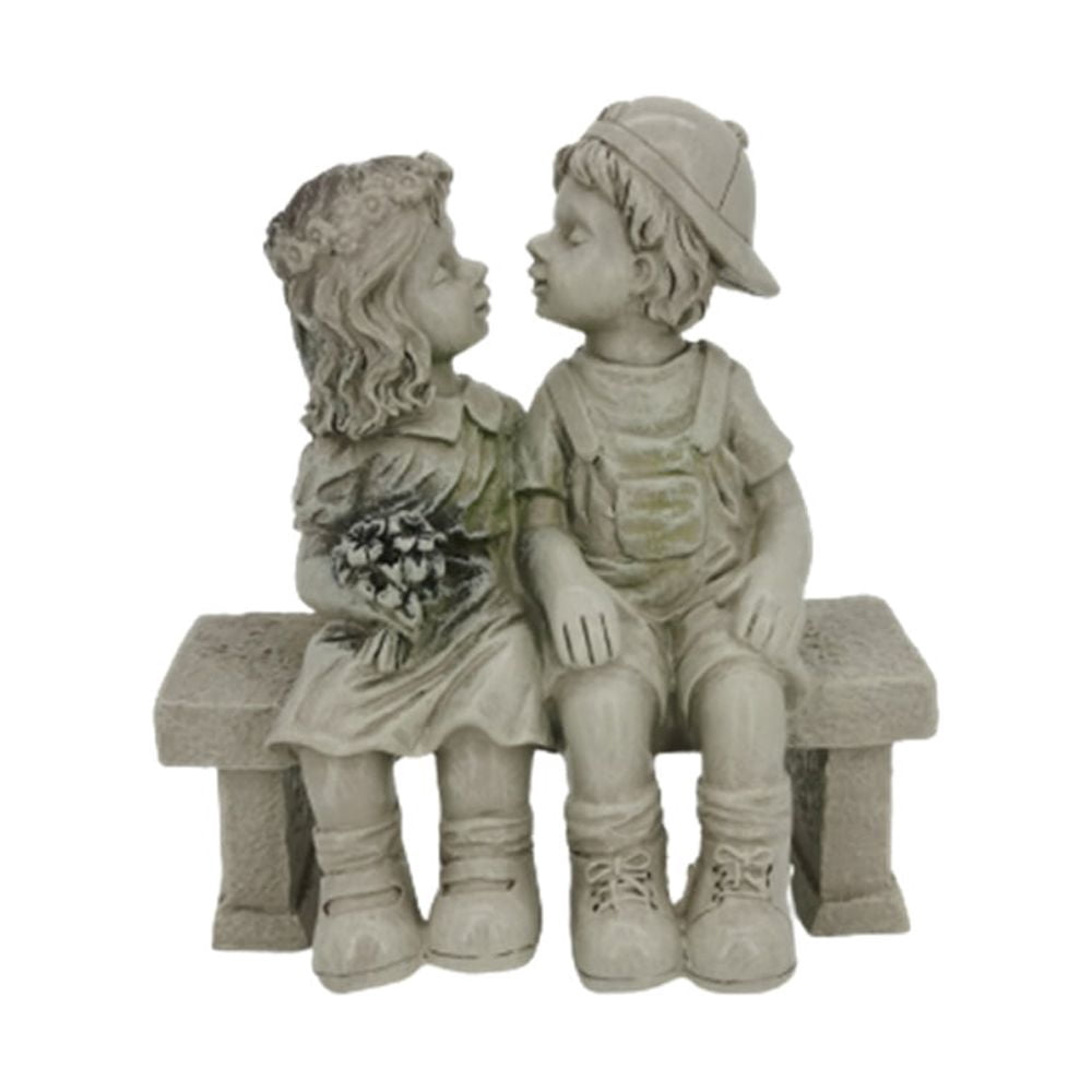 Boy And Girl Statues For Yard And Garden Garden Statues And Figurines Outdoors Garden Sculptures
