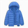 thumbnail image 1 of Leey-World Boys Girls Winter Coats & Jackets Kids Lightweight Padded Hooded Puffer Winter Coat, 1 of 3