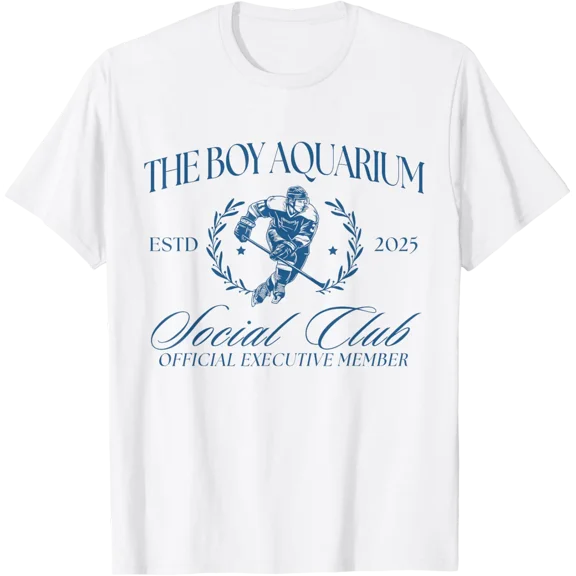 Boy Aquarium Social Club Hockey T-Shirt