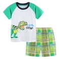 thumbnail image 1 of Boy Athletic Outfit Sets Toddler Boy Easter Outfit Bunny Carrot Short Sleeves T-Shirt Elastic Waist Shorts Set Cartoon Print Summer 2pcs Short Summer Dailywear Set 5-6 Years, 1 of 9