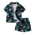 thumbnail image 1 of Boy Athletic Outfit Sets Toddler Kids Boys Dinosaur Print Tank Tops Elastic Shorts Pants Set Set Dailywear Set 4 Years, 1 of 6