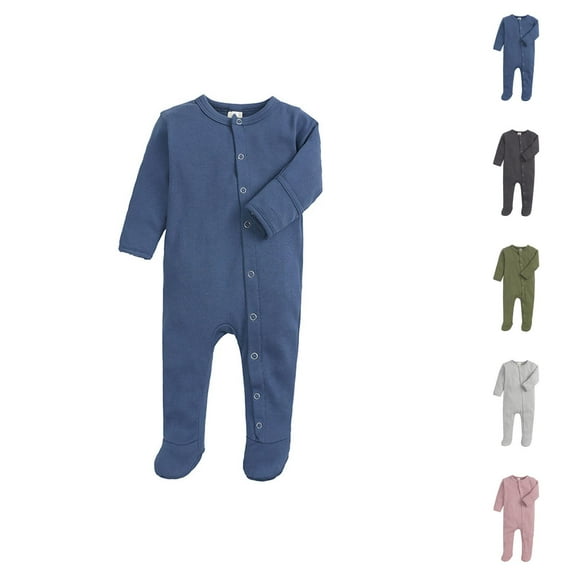 Boy Baby Clothes Baby Rompers Boy Unisex Baby Footed Pajamas for Boys | Snap Up Romper Jumpsuit with Mitten for Comfortable Sleep and Play 0-12 Months