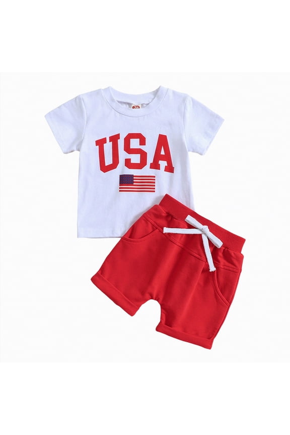 Boy Baby Clothes Toddler Boys Kids Summer Letter Print Short Sleeved Casual 18-24 Months 2t 3t 4t 5t 6t Pants Set Outfits Pajama Two Pieces
