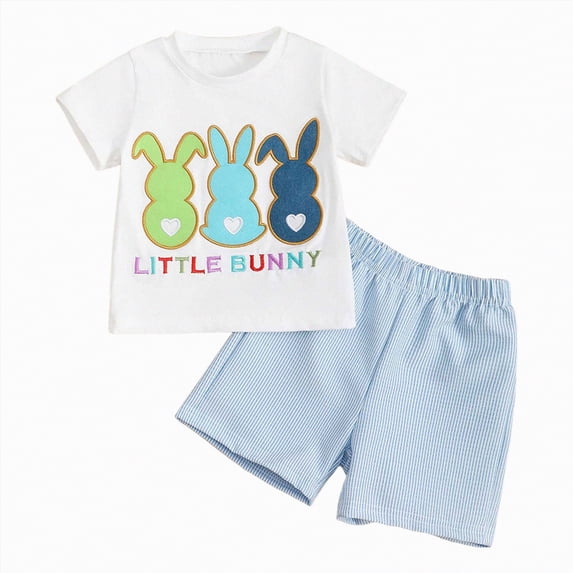 Boy Baby Clothes Toddler Boys Summer Set Kids Cotton Cute Print Short Sleeved Beach 0 6 12 18 24 Months 2T 3T Pants Tops T-Shirt+Pants Shorts Two Pieces