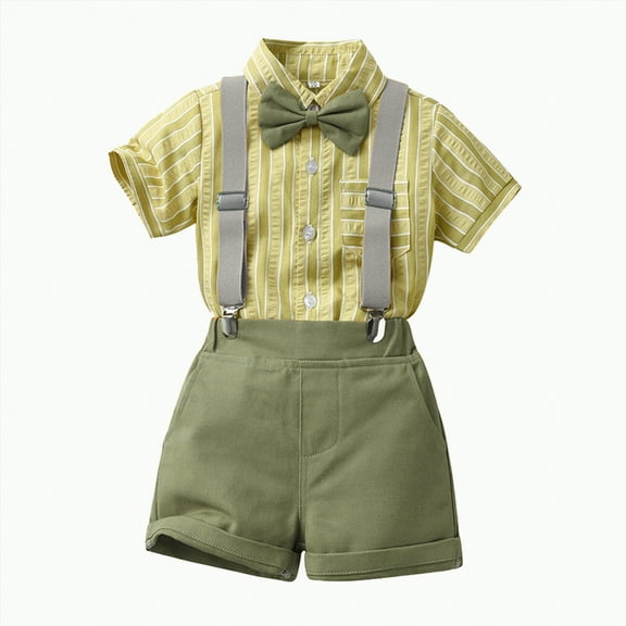 Boy Baby Clothes Toddler Kids Spring Summer Button Print Short Sleeve Training 6M 12M 18M 24M 3T 4T Pants Set Sleepwear Outfits 2-Piece