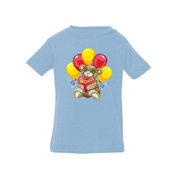 Boy! Balloon Bear T-Shirt Infant -Image by Shutterstock, 12 Months