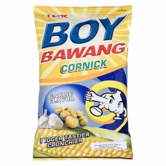 Boy Bawang Cornick Garlic Flavor Snack, Traditional Filipino Crunch, 3.54 oz
