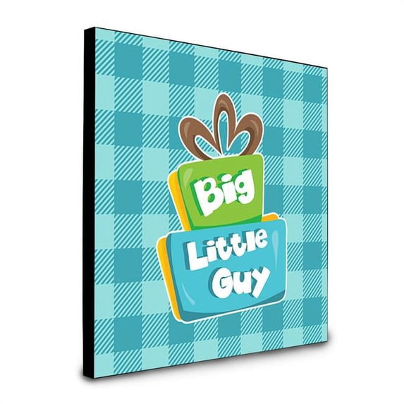 Boy Big Little Guy Artwork Wall Panel