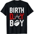 thumbnail image 1 of Boy Birthday Party Decorations Hockey Winter Sports Fans T-Shirt, 1 of 2