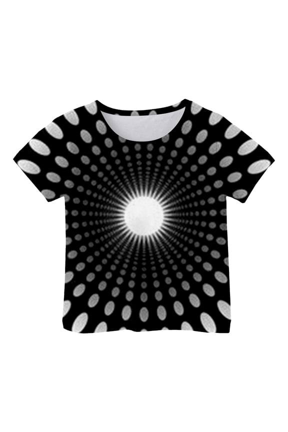 Boy Blouses Casual Fashion Cool 3D Print Funny Youth Tops Casual