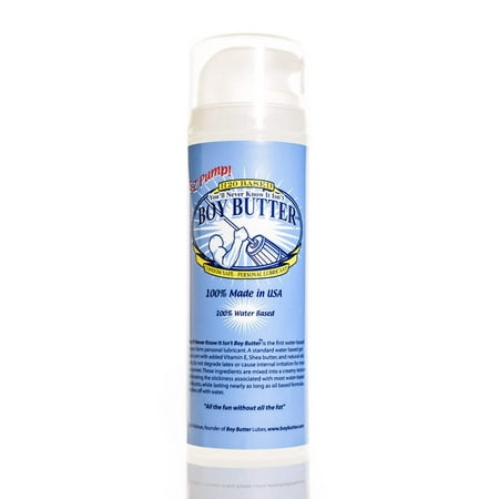 Boy Butter H2O Water Formula 5 oz – Latex-Safe Water Based Lubricant
