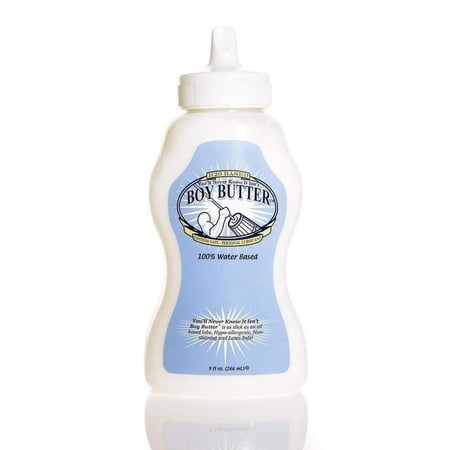 Boy Butter H2O Water Formula 9 oz – Latex-Safe Water Based Lubricant