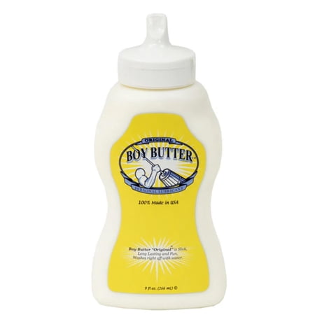Boy Butter Original Lubricant with Coconut Oil | 9oz Squeeze Bottle