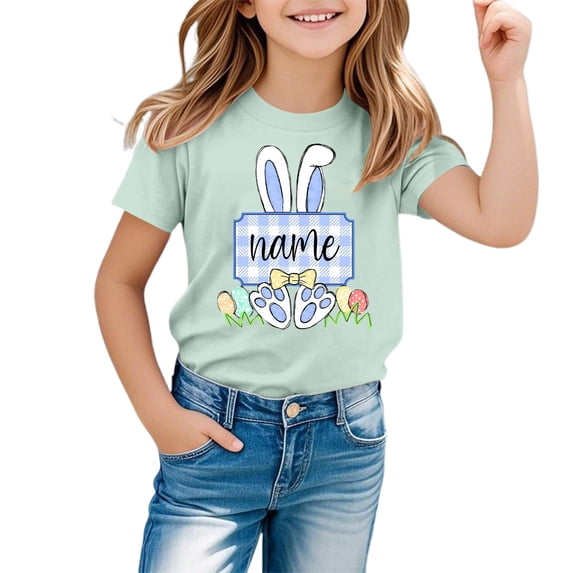 Boy Camo Easter Bunny Shirt Vintage Soft Brown Bunny Graphic Easter Story Tshirt 2026 Happy Easter Tees Cotton Short Sleeve Tops