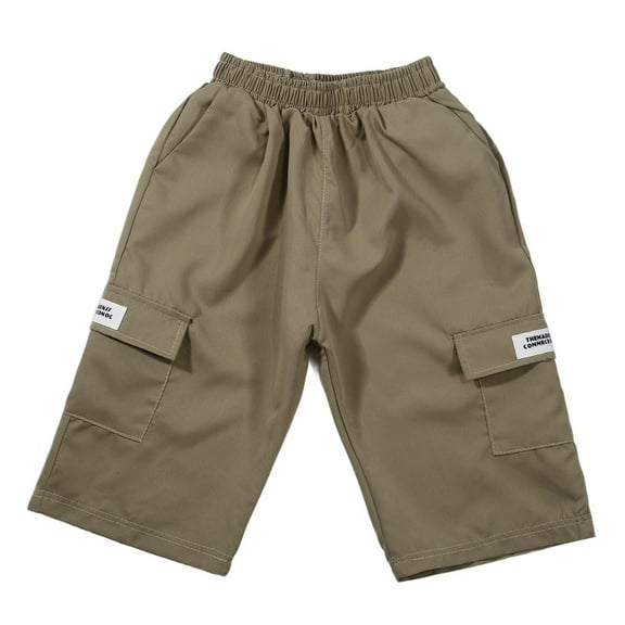 Boy Cargo Shorts Size 14-16 4-5 Years Loose Short Boy Boy Cargo Shorts Size 14-16 Boys Y2k Shorts Boys Summer Shorts Elastic Waist #Khaki