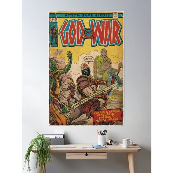 Boy!!! Comic Book Cover Fan Art Poster Wall Art, Modern Wall Decor For Living Room Bedroom, 24x36 UNFRAMED