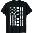 thumbnail image 1 of Boy Dad Us Flag Proud Dad Of A Boy Dad Shirt T-Shirt, 1 of 6