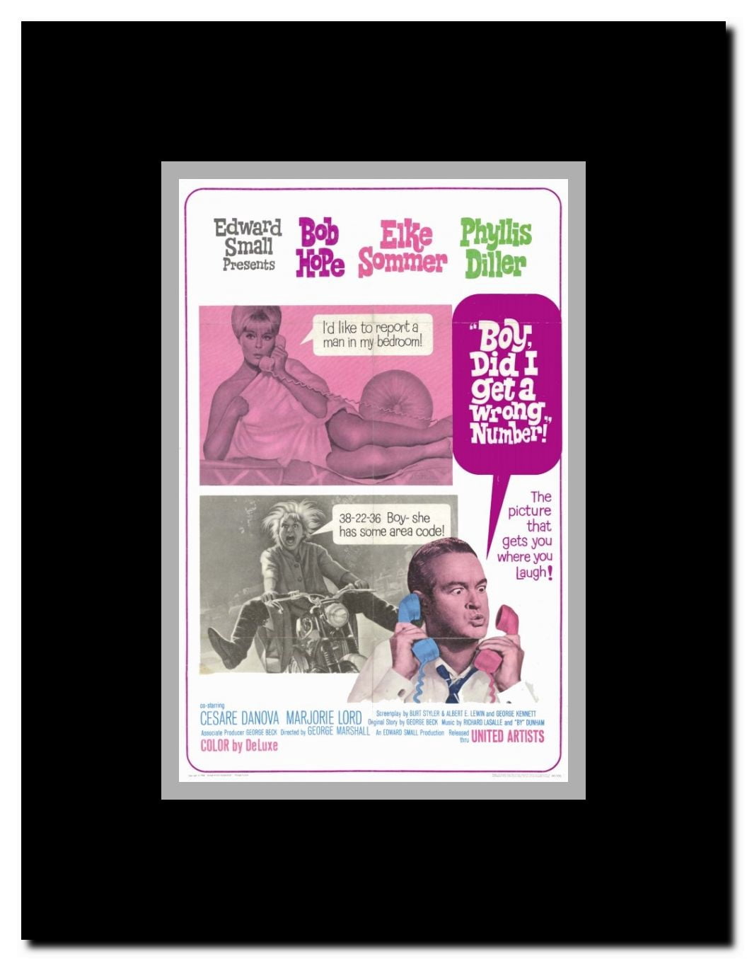 Boy Did I Get a Wrong Number! Framed Movie Poster