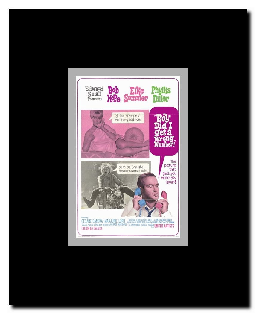 Boy Did I Get the Wrong Number Framed Movie Poster