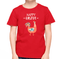 thumbnail image 1 of Boy Easter Shirt Happy Easter Shirts Funny Rooster Easter Shirts for Boys, 1 of 7