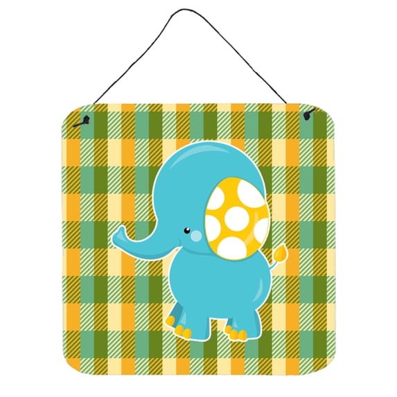 Boy Elephant Wall or Door Hanging Prints