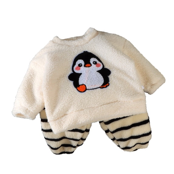 Boy Pajamas Cute Thermal Girls Fuzzy Pajamas Warm Girls Winter Pajamas Boys Holiday Pajamas 9-10 Years