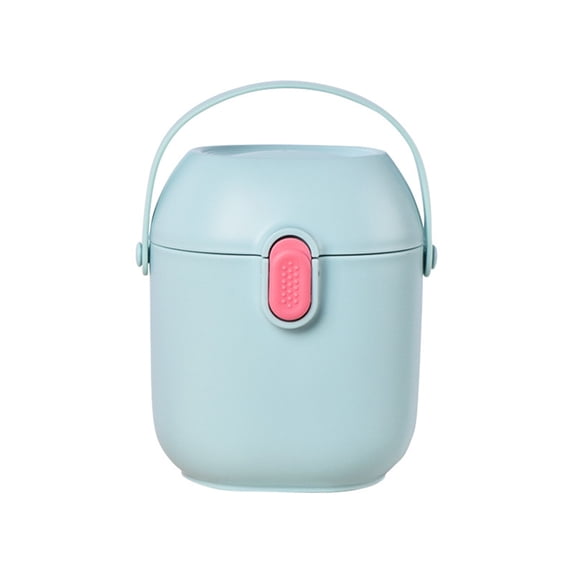 Boy Formula Dispenser, Large Capacity Portable Milk Powder Container with Scoop, Airtight Food Storage for Snacks and Travel, BPA Free Box, Light Blue