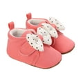 thumbnail image 1 of Boy Girl Boots Slippers Shoes Winter Snow Boots Bowknot Anti-Slip Soft Sole Warm Booties 3-12M, 1 of 7