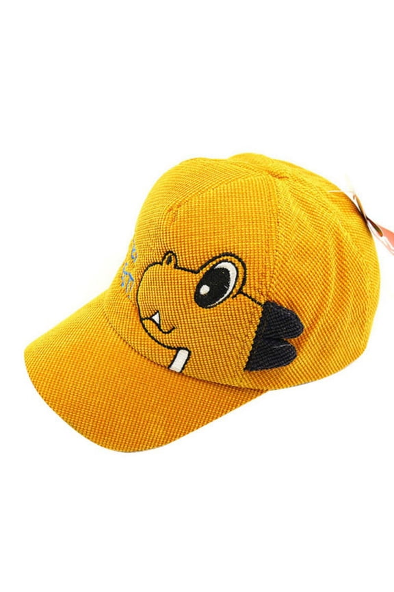 Boy Girl Cap Hat Children Adjustable Sun Protection Cartoon Print Casual Visor