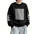 thumbnail image 1 of Boy Girl Pullover Sweatshirt - Long Sleeve Basic Plain Loose Sweater, Casual Outerwear Top for Everyday Wear, 1 of 5