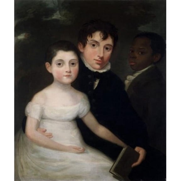 Boy & Girl by Unknown Artist Poster Print - 18 x 24 in.