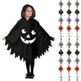 thumbnail image 1 of Boy Halloween Unisex Ghost Face Kids Hooded Cloak Halloween Party Outfit Boys 4-6 Years, 1 of 4