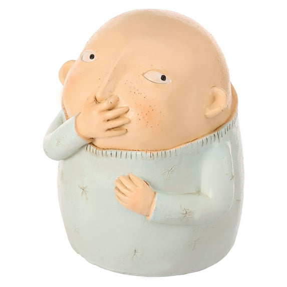 Boy Holding Nose Bathroom Statue,Funny Knick Knacks for Shelves,Quirky Toilet Home Decor Sculptures and Figurines,Funky Restroom Art Signs,Whimsical Teen Bathroom Decor Gifts