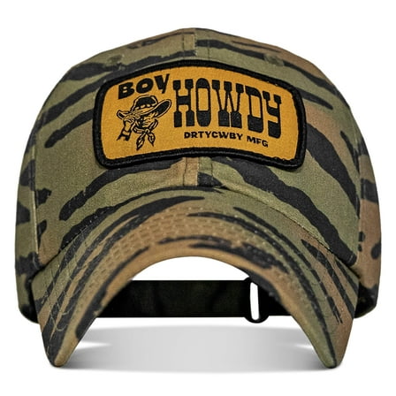 Boy Howdy Low Profile Ripstop Hat Jungle Camo