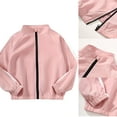 thumbnail image 1 of Boy Jackets Boys Windbreaker Jacket with Hood Zip up Jacket Toddler Light Jacket Fall Clothes Kids Clothes Girls Size 7-8 Years, 1 of 8
