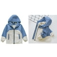 thumbnail image 1 of Boy Jackets Kids Boys Lined Thickened Windbreaker Zipper Hoodie Lightweight Jacket Fall Coat Kids Clothes Girls Size 3-4 Years, 1 of 9
