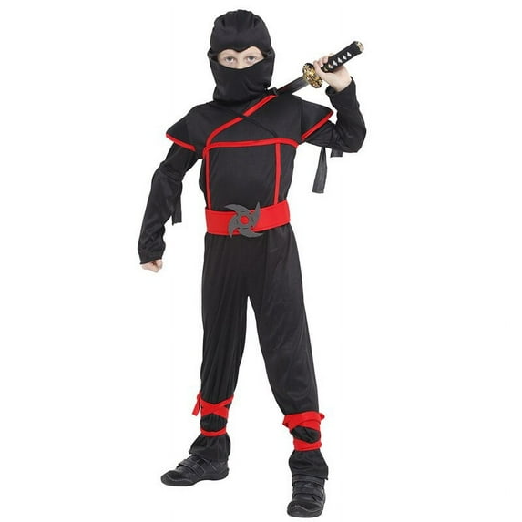 Boy Japan Anime Ninja Costume Knight Samurai Outfit Cosplay Carnival Halloween Fancy Party Dress