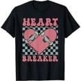 thumbnail image 1 of Boy Kids Valentines Heartbreaker Skateboard Skating Lover T-Shirt, 1 of 4