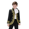 thumbnail image 1 of Boy Knight Prince Palace Dress Chorus Costume Children Stage Charming Performance Clothing Set Kids Blazer Pants, 1 of 7